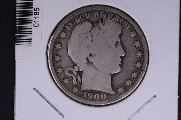 1900 Barber Half Dollar. Average Circulated Coin. View all photos. #01185