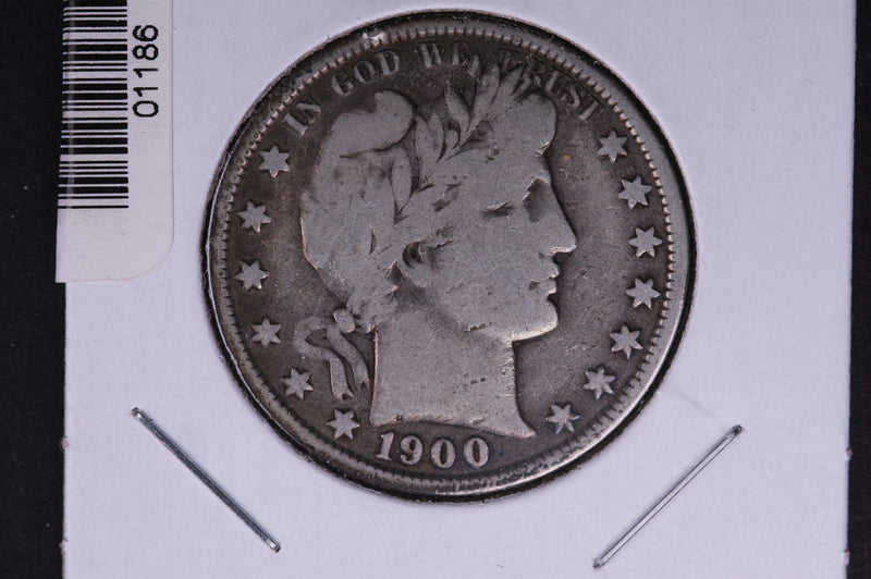 1900 Barber Half Dollar. Average Circulated Coin. View all photos.