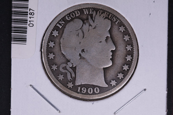 1900-O Barber Half Dollar. Average Circulated Coin. View all photos. #01187