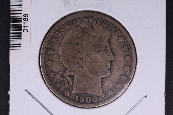 1900-O Barber Half Dollar. Average Circulated Coin. View all photos. #01188