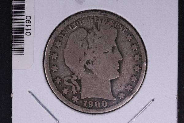 1900-O Barber Half Dollar. Average Circulated Coin. View all photos. #01190