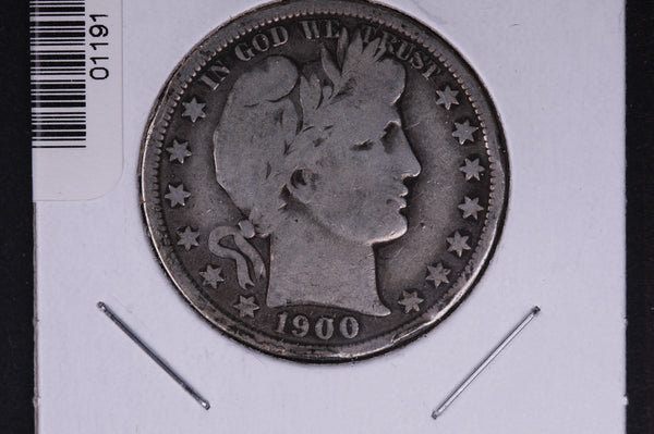 1900-O Barber Half Dollar. Average Circulated Coin. View all photos. #01191