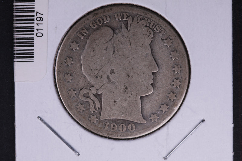 1900-S Barber Half Dollar. Average Circulated Coin. View all photos.