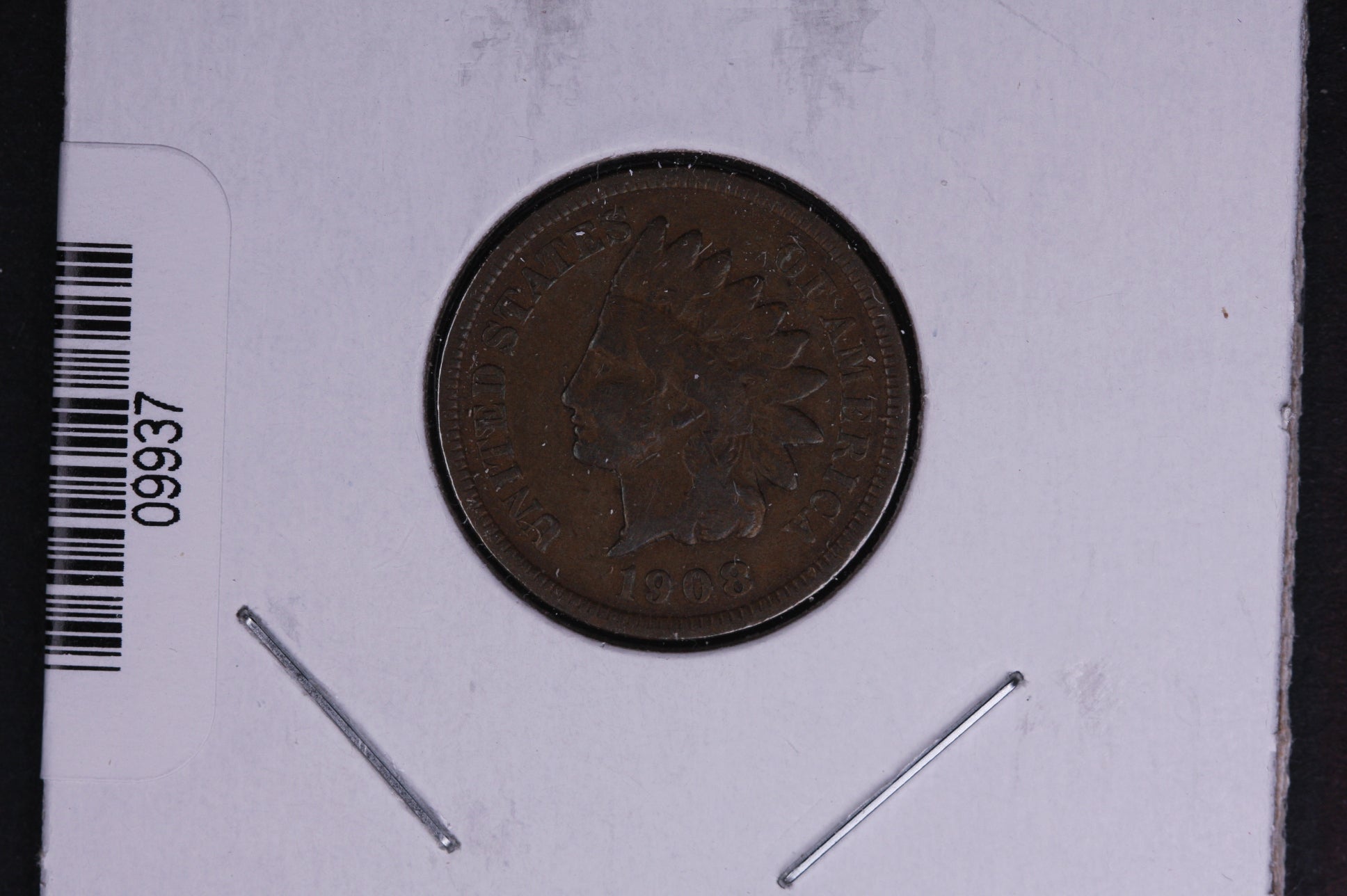 1908-S Indian Head Small Cent.  Affordable Collectible Coin. Store # 09937