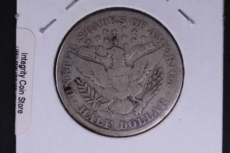 1901-S Barber Half Dollar. Average Circulated Coin. View all photos.