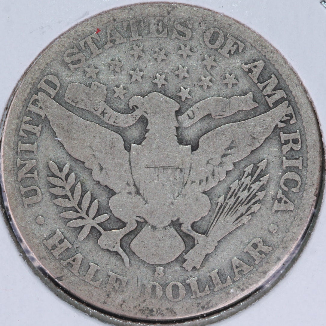 1902-S Barber Half Dollar. Average Circulated Coin. View all photos. #HR279