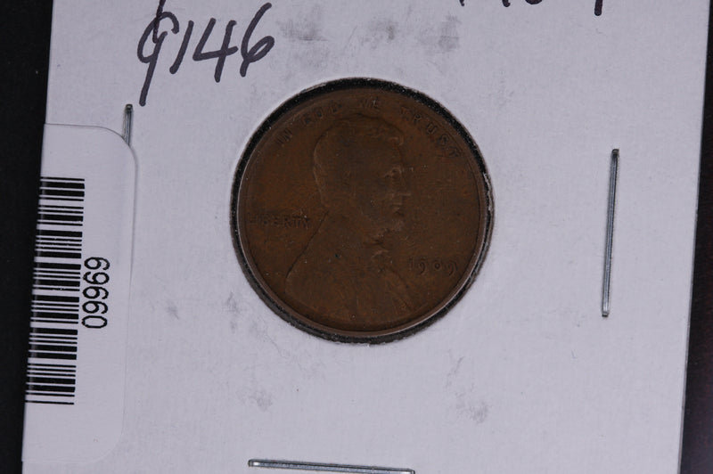 1909 Lincoln Wheat Small Cent.  Affordable Collectible Coin. Store
