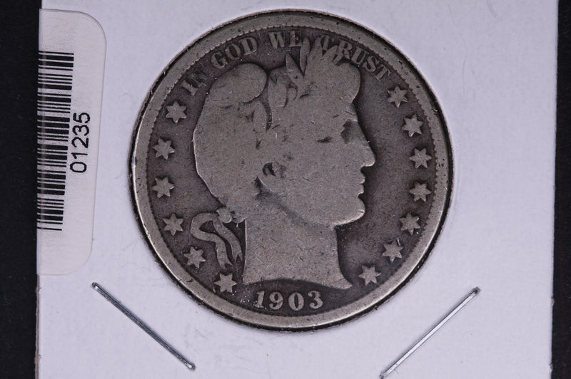 1903 Barber Half Dollar. Average Circulated Coin. View all photos.