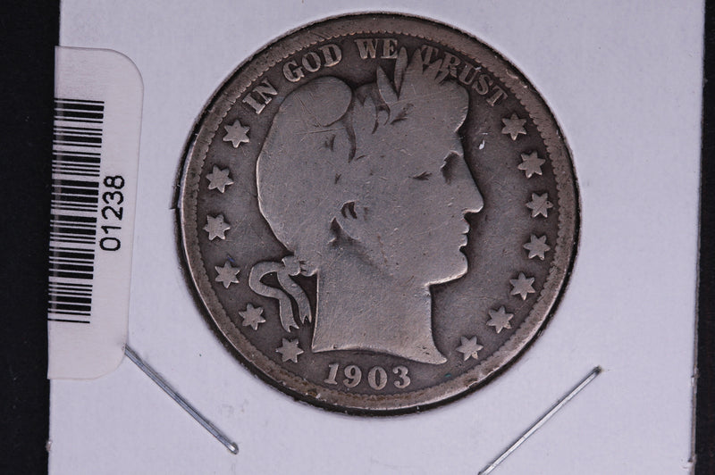 1903-O Barber Half Dollar. Average Circulated Coin. View all photos.