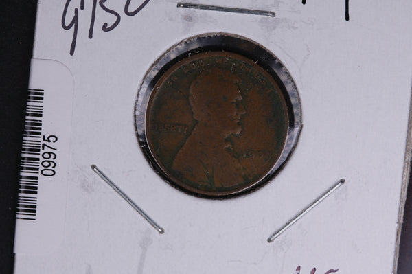 1909 Lincoln Wheat Small Cent.  Affordable Collectible Coin. Store # 09975