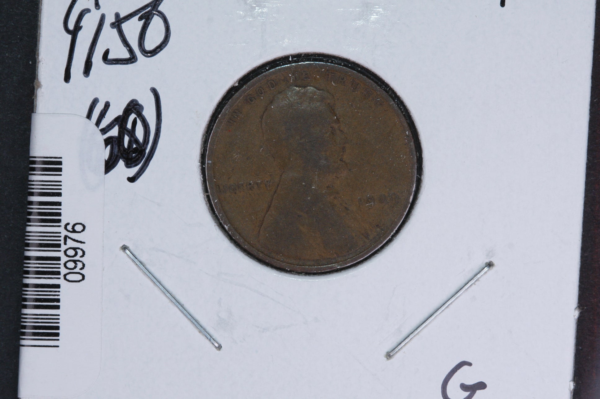 1909 Lincoln Wheat Small Cent.  Affordable Collectible Coin. Store # 09976