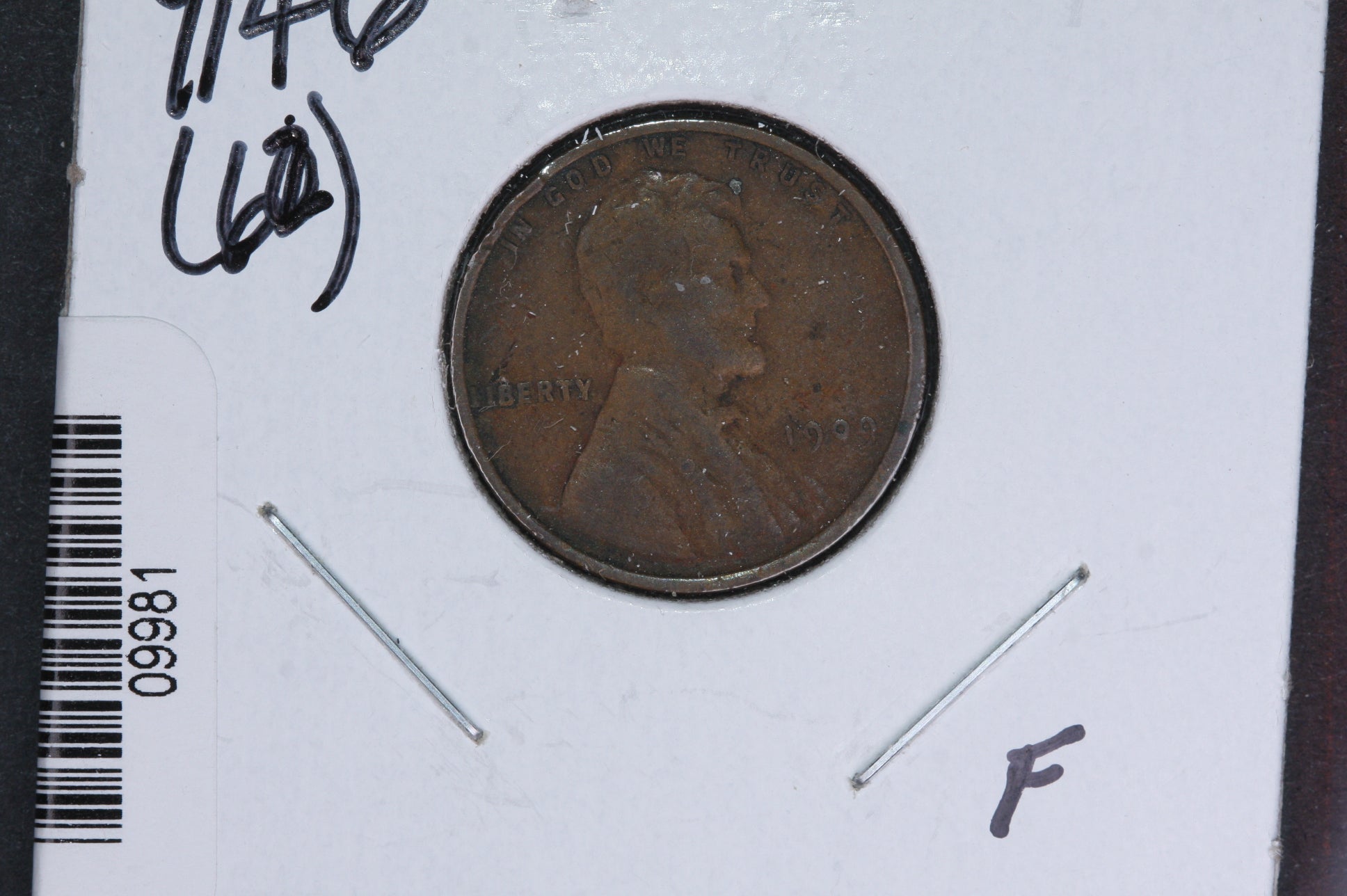 1909 Lincoln Wheat Small Cent.  Affordable Collectible Coin. Store # 09981