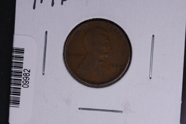 1909 Lincoln Wheat Small Cent.  Affordable Collectible Coin. Store # 09982