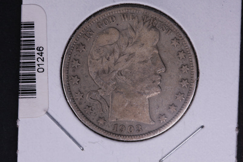 1903-O Barber Half Dollar. Average Circulated Coin. View all photos.