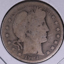1903-S Barber Half Dollar, Good Circulated Coin, Store