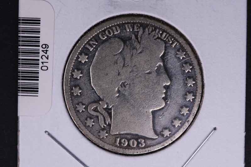 1903-S Barber Half Dollar. Average Circulated Coin. View all photos.