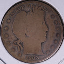 1903-S Barber Half Dollar, Good Circulated Coin, Store