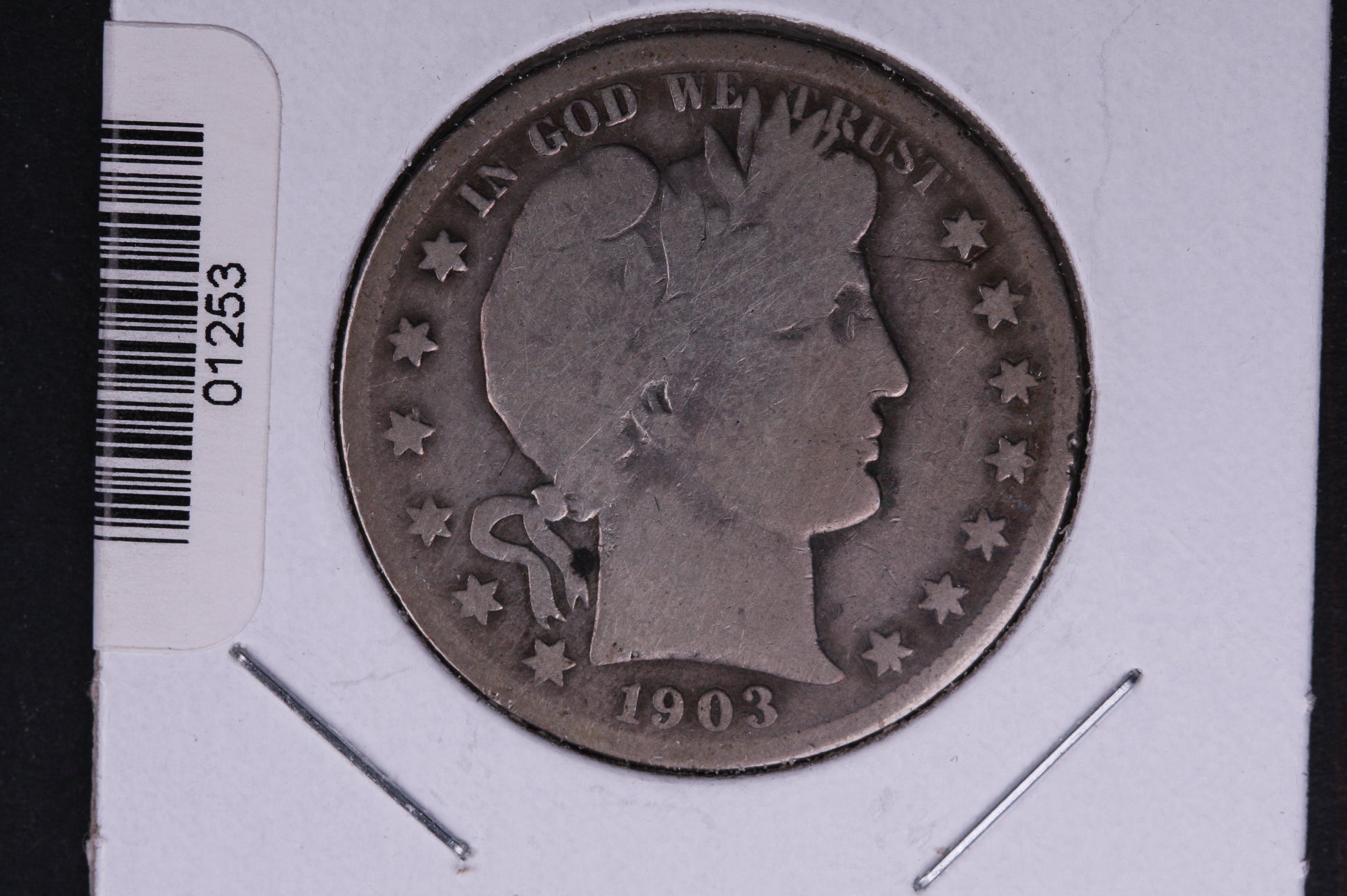1903-S Barber Half Dollar. Average Circulated Coin. View all photos. #HR291