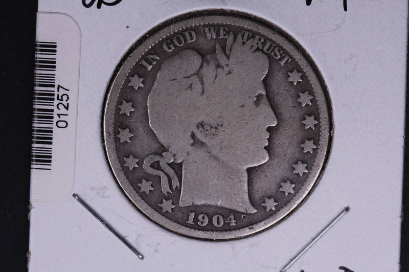 1904 Barber Half Dollar. Average Circulated Coin. View all photos.