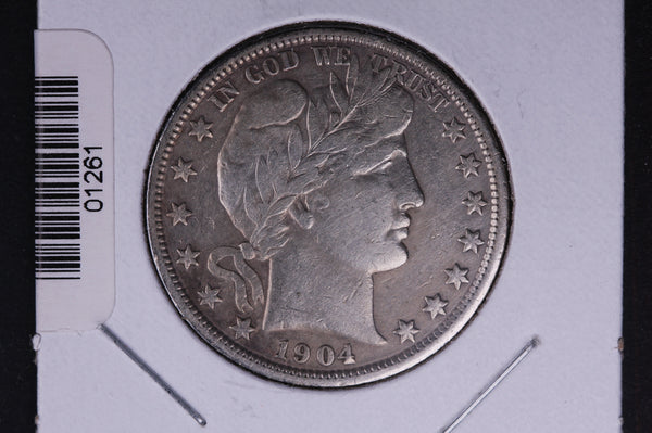 1904 Barber Half Dollar. Average Circulated Coin. View all photos. #01261