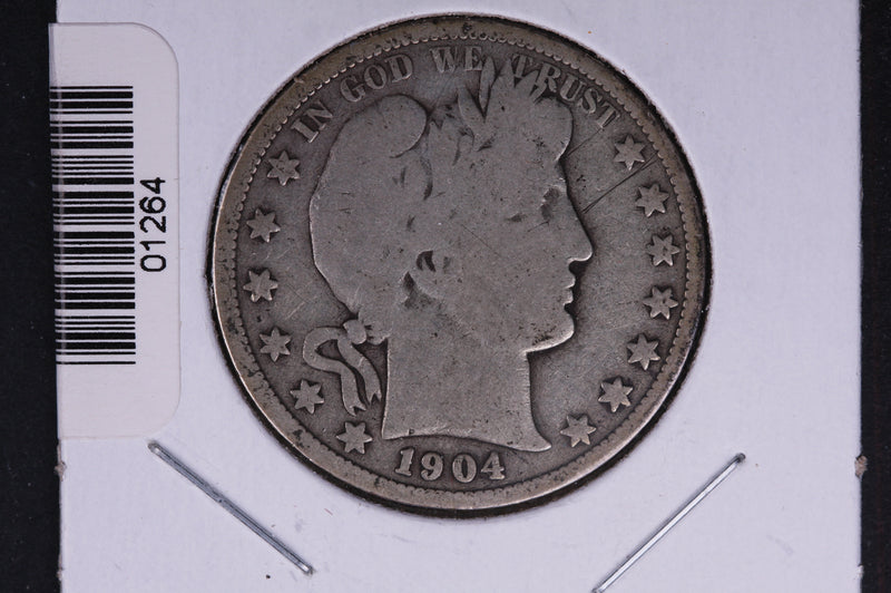 1904-O Barber Half Dollar. Average Circulated Coin. View all photos.