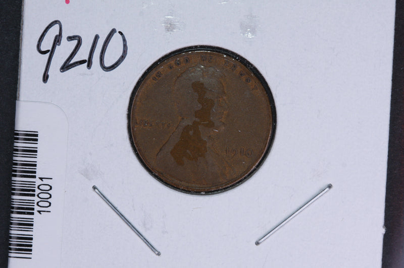 1910 Lincoln Wheat Small Cent.  Affordable Collectible Coin. Store