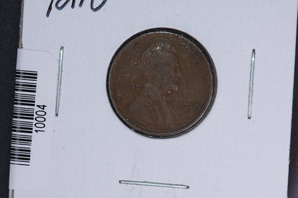 1910 Lincoln Wheat Small Cent.  Affordable Collectible Coin. Store # 10004