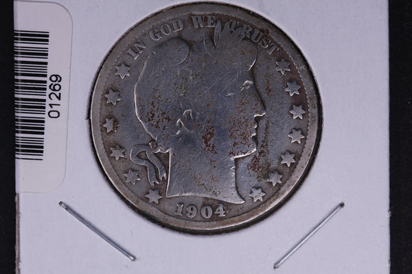 1904-S Barber Half Dollar. Average Circulated Coin. View all photos. #01269
