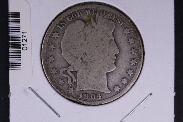 1904-S Barber Half Dollar. Average Circulated Coin. View all photos. #01271