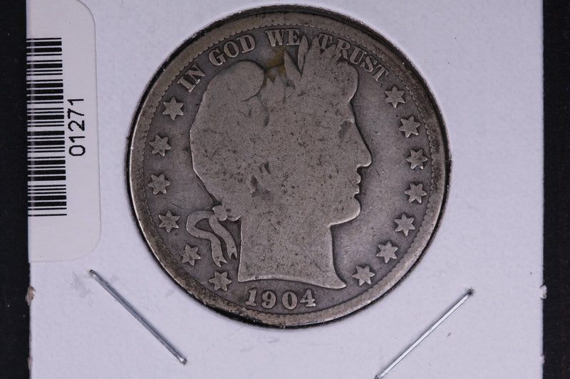 1904-S Barber Half Dollar. Average Circulated Coin. View all photos.
