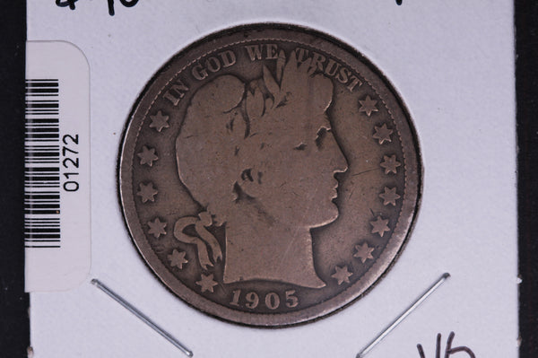 1905 Barber Half Dollar. Average Circulated Coin. View all photos. #01272