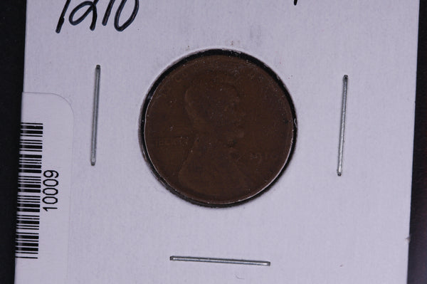 1910 Lincoln Wheat Small Cent.  Affordable Collectible Coin. Store # 10009