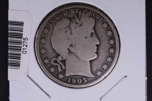 1905 Barber Half Dollar. Average Circulated Coin. View all photos. #01275