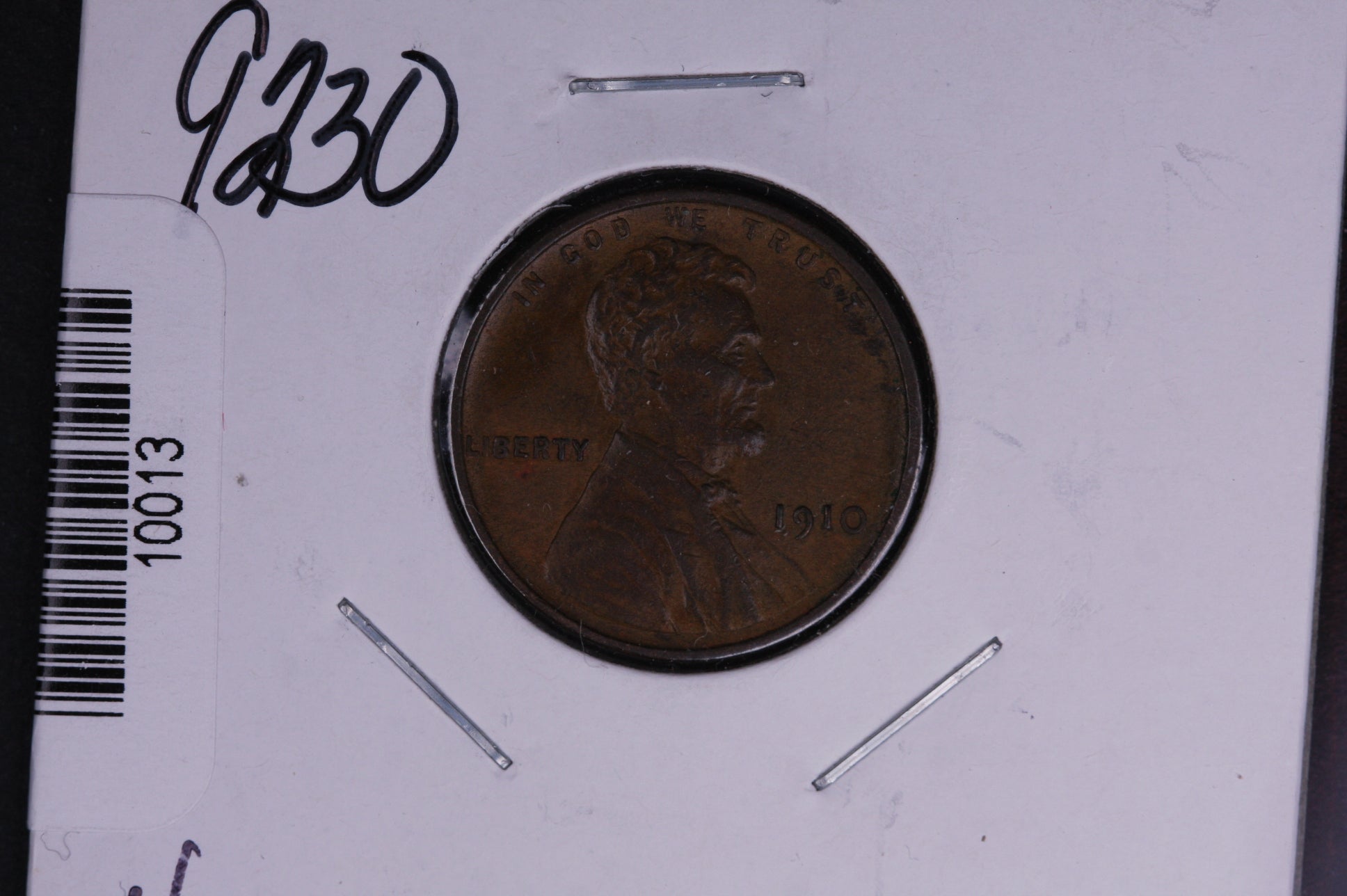 1910 Lincoln Wheat Small Cent.  Affordable Collectible Coin. Store # 10013