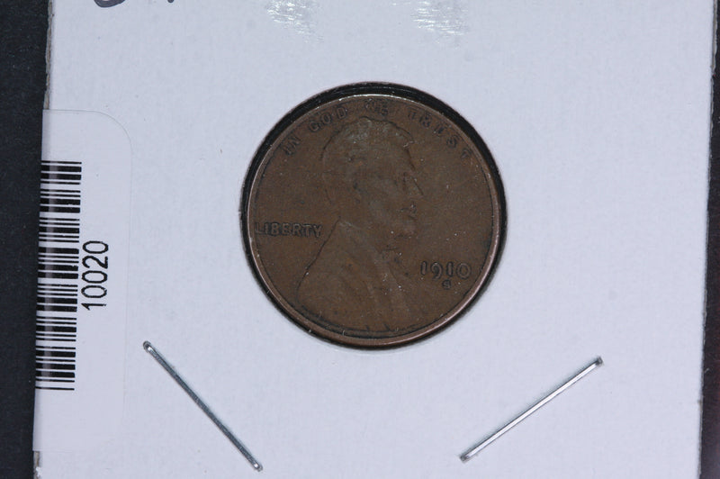 1910-S Lincoln Wheat Small Cent.  Affordable Collectible Coin. Store