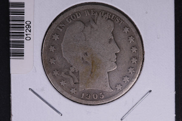 1905-S Barber Half Dollar. Average Circulated Coin. View all photos. #HR333