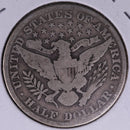 1906 Barber Half Dollar, Very Good Circulated Coin, Store