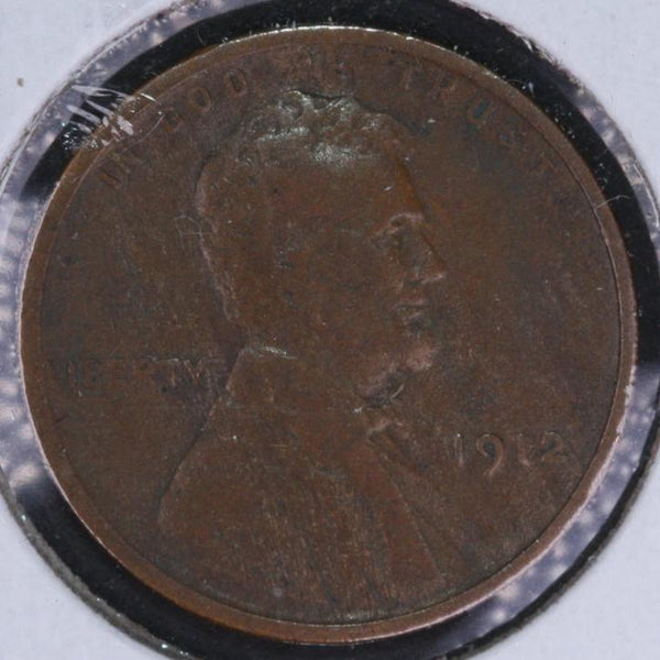 1912 Lincoln Wheat Small Cent.  Affordable Collectible Coin. Store #10050