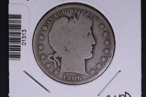1906-D Barber Half Dollar. Average Circulated Coin. View all photos. #HR350