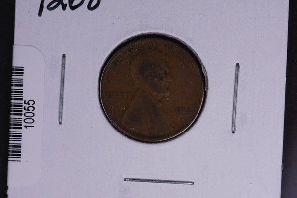 1912 Lincoln Wheat Small Cent.  Affordable Collectible Coin. Store # 10055