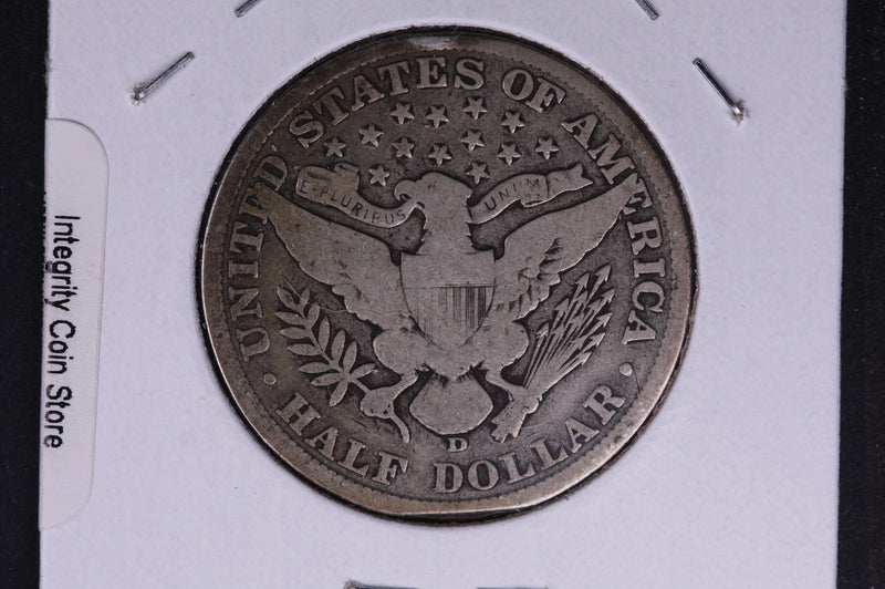 1906-D Barber Half Dollar. Average Circulated Coin. View all photos.