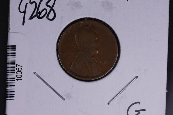 1912 Lincoln Wheat Small Cent.  Affordable Collectible Coin. Store # 10057