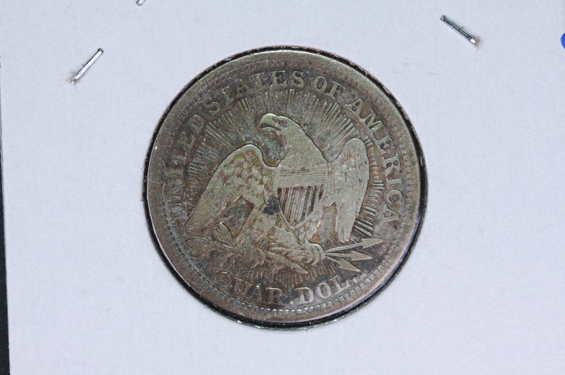1853 Seated Liberty Quarter.  Average Circulated Coin.  Store