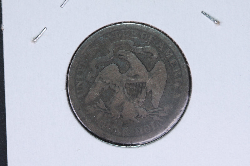1876 Seated Liberty Quarter.  Average Circulated Coin.  Store