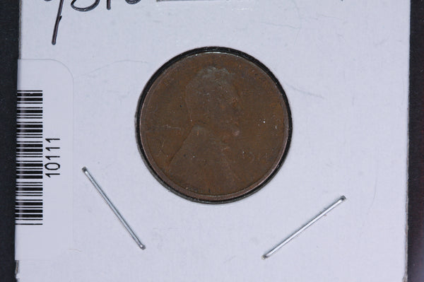 1914 Lincoln Wheat Small Cent.  Affordable Collectible Coin. Store # 10111
