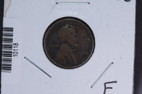1914-S Lincoln Wheat Small Cent.  Affordable Collectible Coin. Store # 10118