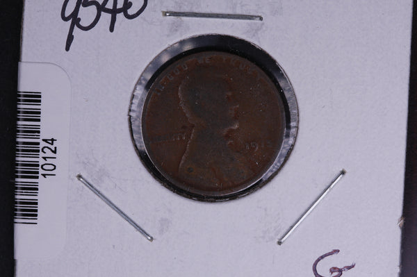 1915 Lincoln Wheat Small Cent.  Affordable Collectible Coin. Store # 10124