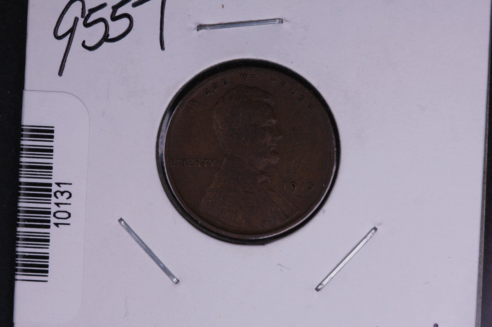 1915-D Lincoln Wheat Small Cent.  Affordable Collectible Coin. Store # 10131