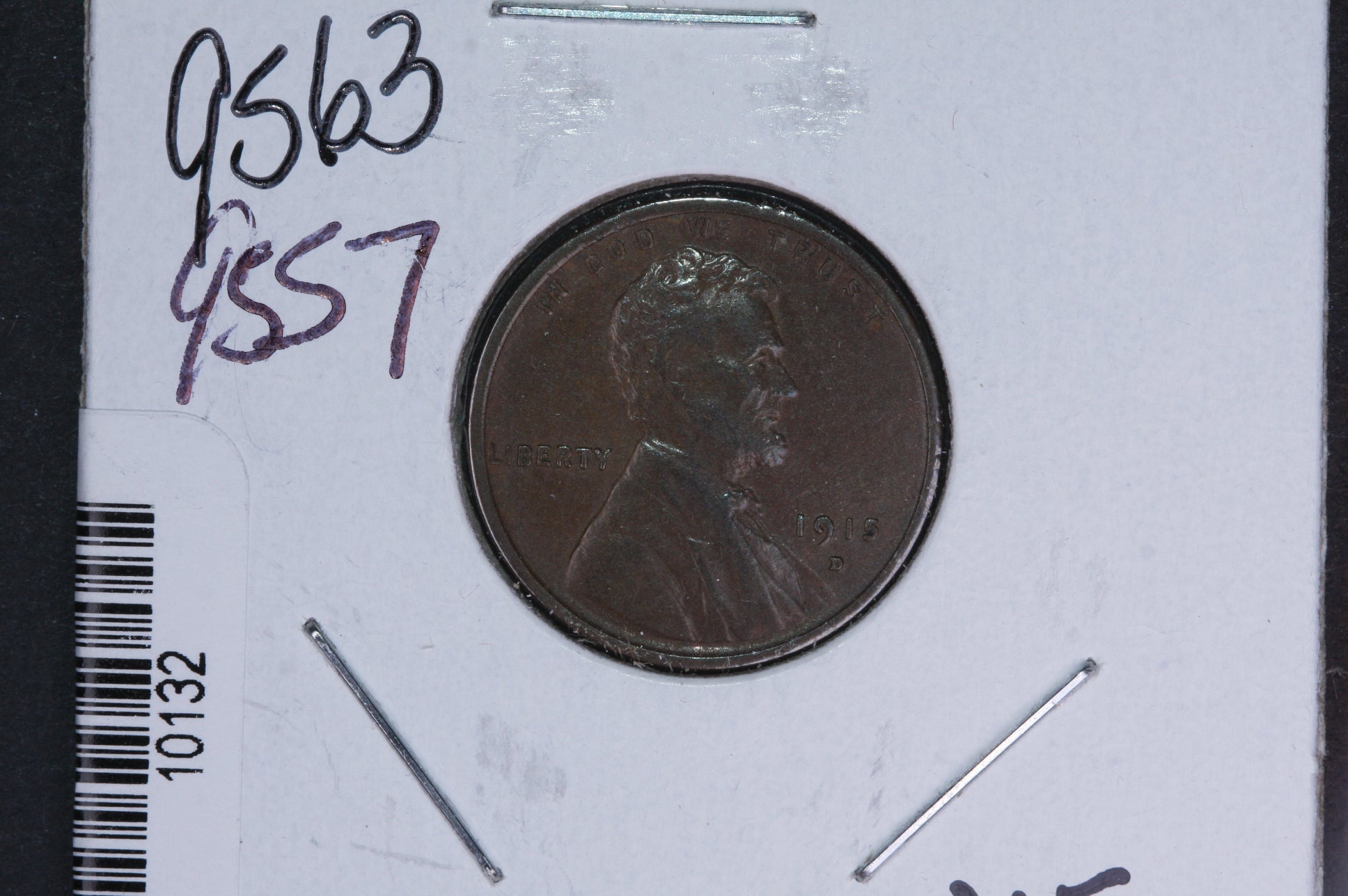 1915-D Lincoln Wheat Small Cent.  Affordable Collectible Coin. Store # 10132