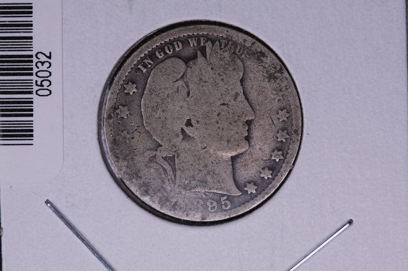 1895 Barber Quarter.  Average Circulated Coin.  Store